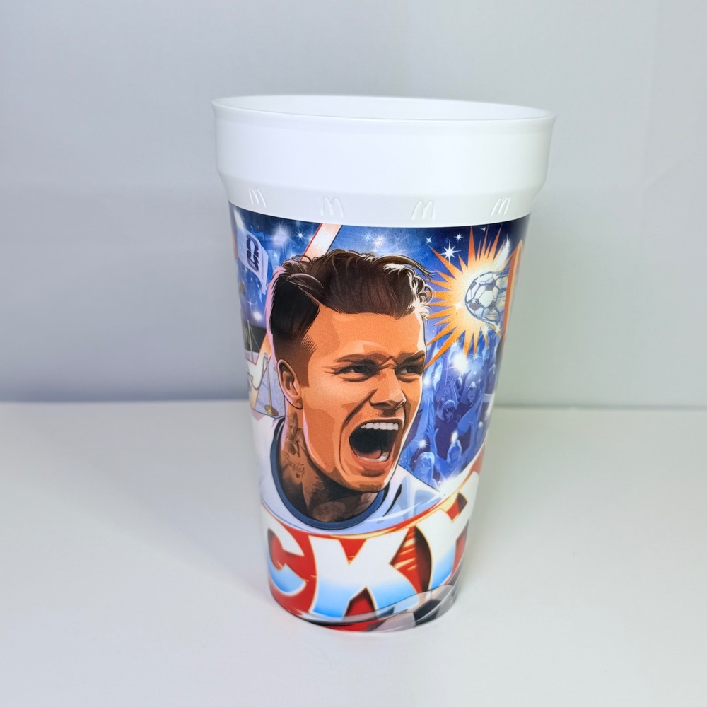 McDonalds 2006 FIFA World Cup David Beckham Soccer Souvenir Plastic Cup 32oz